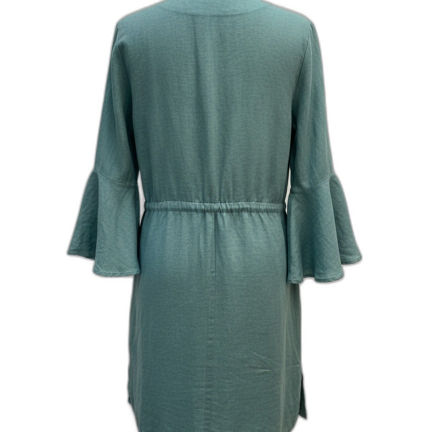 Maaji · Bell Sleeve Dress · M · Sage