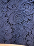 Bardot · Bardot Lace Panel Cotton Blend Dress · 8 · Navy