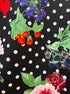 Miss Lulo · Polka Dot Belted Dress · 6 · BlackFloral