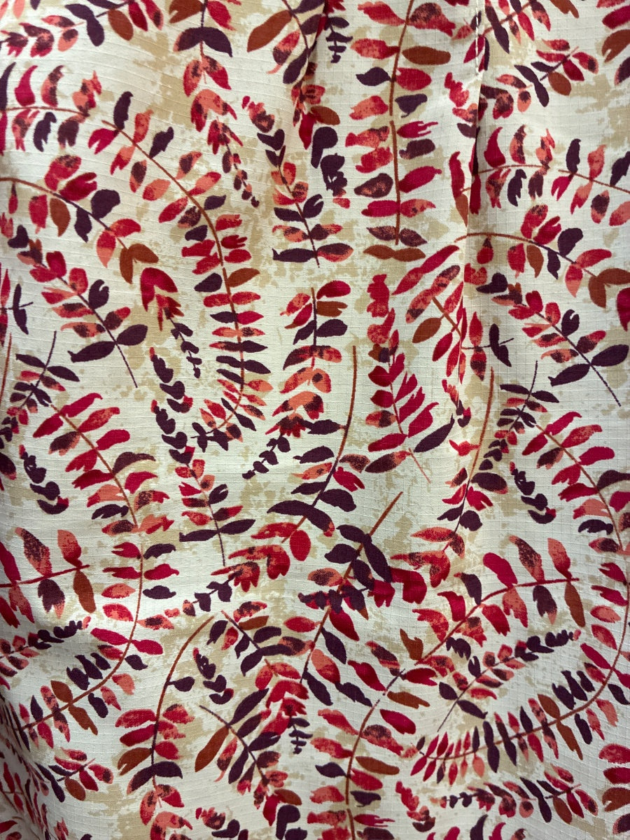 Royal Robbins · Blouse · XLarge · BeigeRed Leaf Print