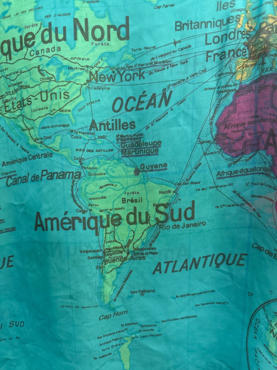 Show me your mumu · Wold map topper · Small · TealMulti