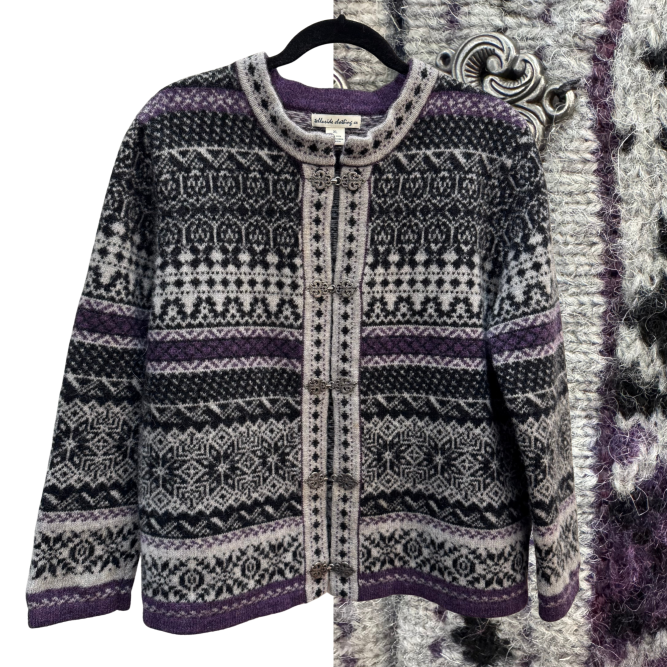 Fair Isle Wool Cardigan