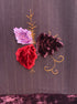 Fit and Flare · Jon Skirt Velvet Applique and Trim · 4 · Burgundy