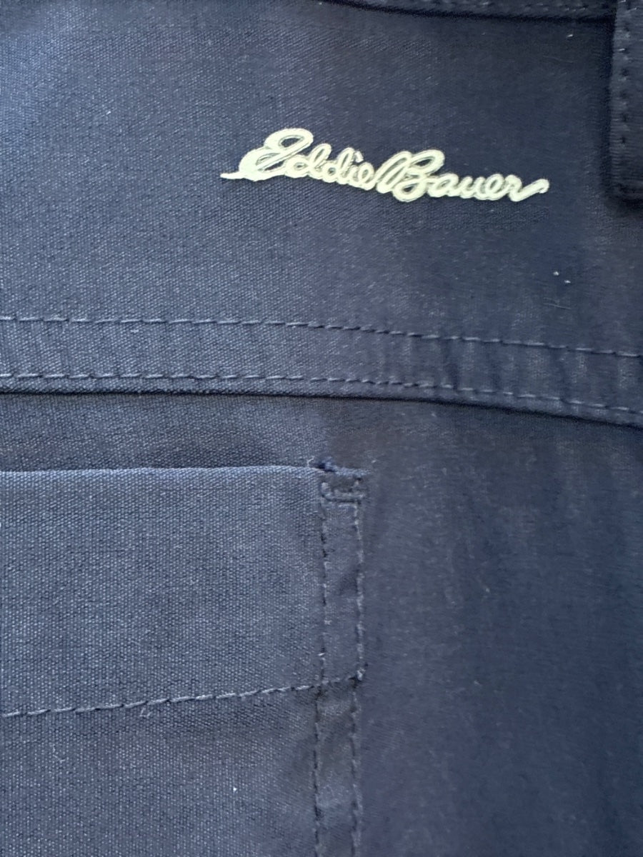 Eddie Bauer · Convertible Zip-Off Pants · 12 · Navy