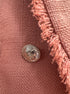 Bar III · Fringe trim, open blazer · Large · Clay