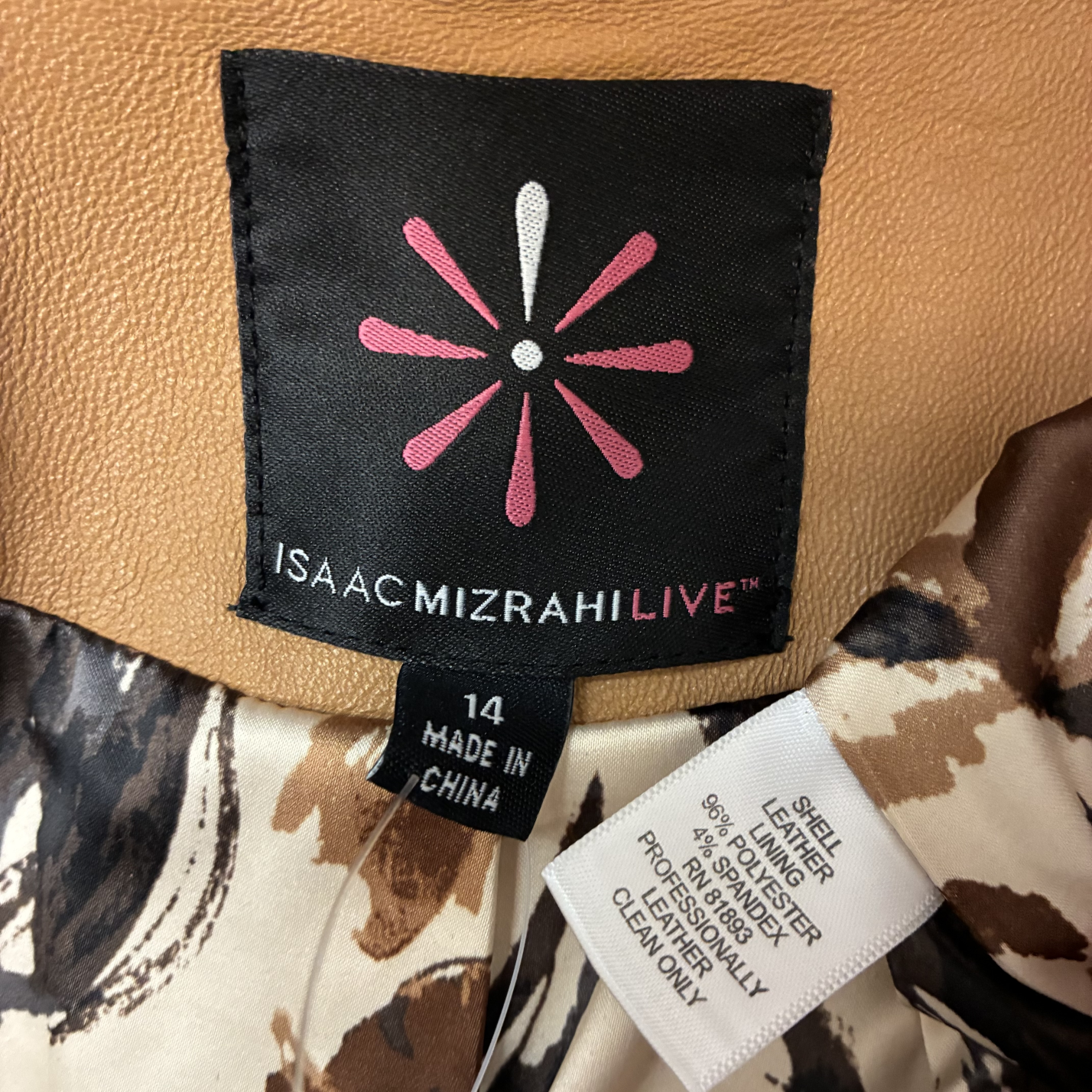 Faux Leather Coat