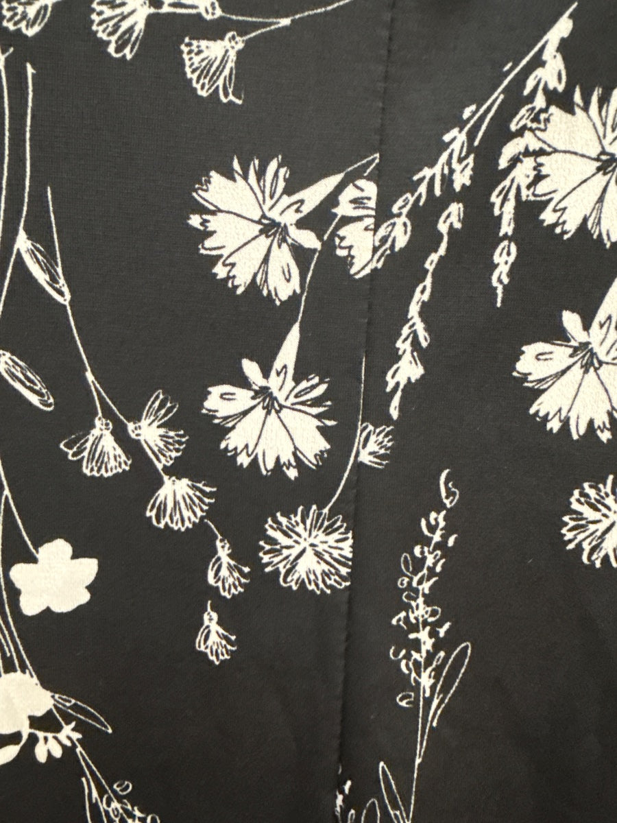 Gilli · Fit and Flare · Small · BlackWhite Floral Print