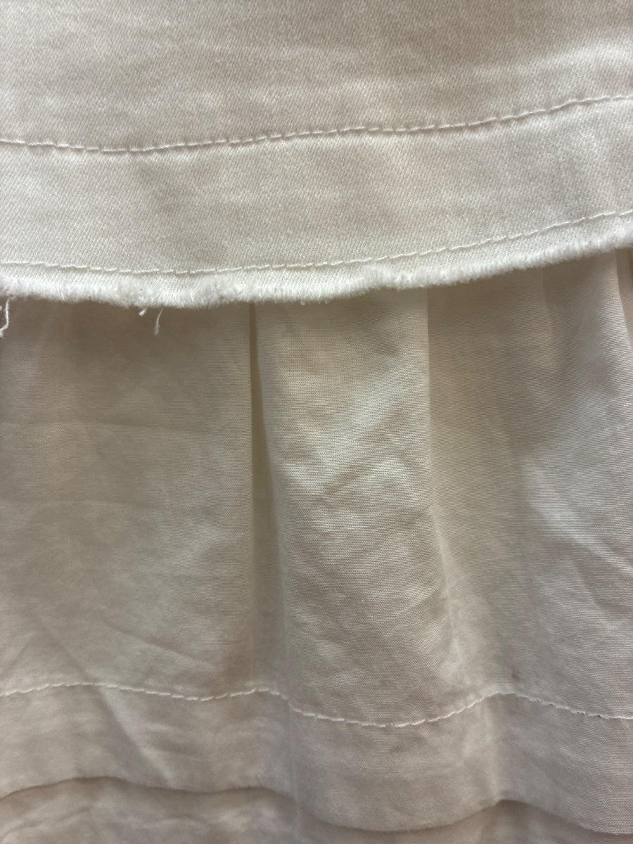 Style&Co · Jean Jacket with Ruffle detail · XLarge · Cream