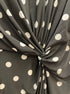 Ralph Lauren · Sleeveless Dress Twist front detail · 16 · Blk/White Polka-Dots