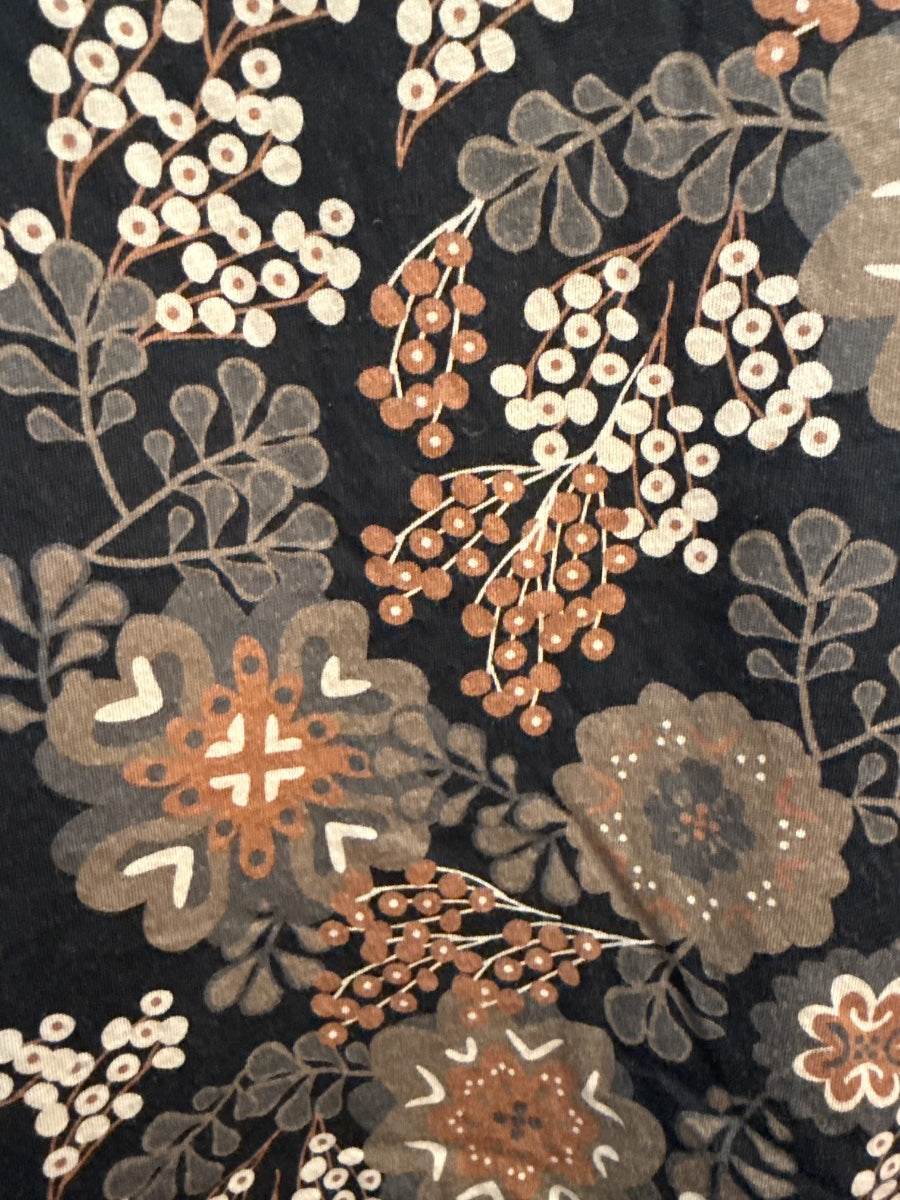 Gudrun Sjödén · Blouse · XLarge · BlackBrown Floral
