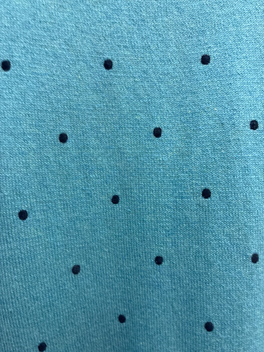 J.Jill · V-Neck Polka Dot · Medium · Teal