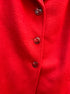 J. Jill · Wool Blend Coat · 1X · Red