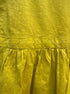 Gudrun Sjödén · Citron 100% Cotton 3/4 Sleeve with Embroidered Detail · Medium · Citron