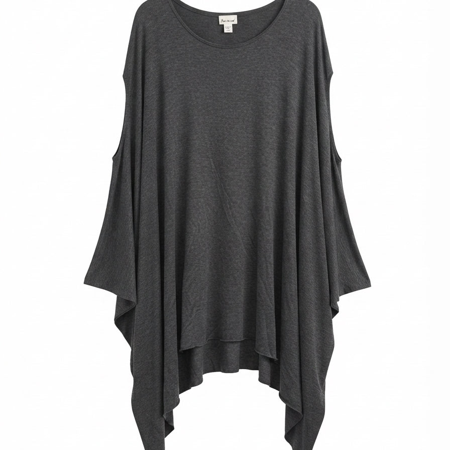 ThreeBirdNest · Boho Top · OS · Dark Gray