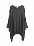 ThreeBirdNest · Boho Top · OS · Dark Gray