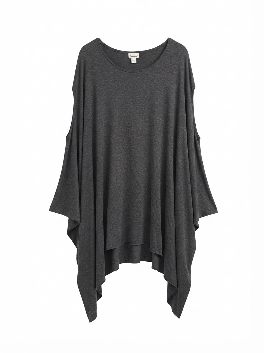 ThreeBirdNest · Boho Top · OS · Dark Gray