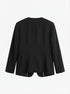 Talbots · One Side Ruffle · 14 · Black