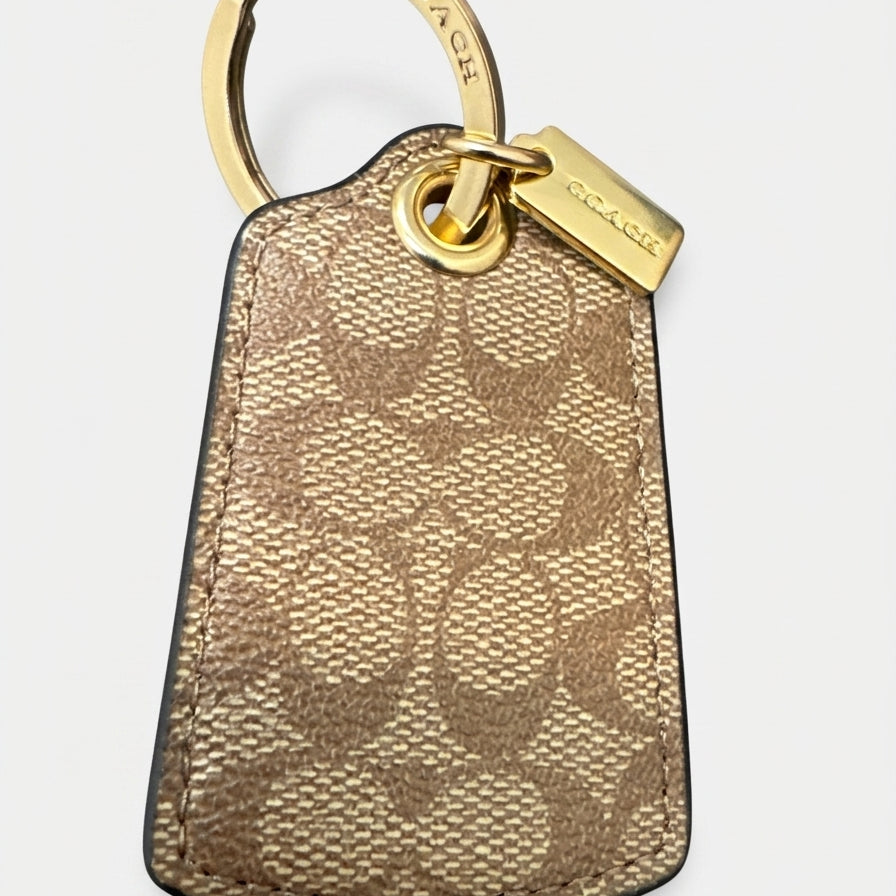 Coach · Accessories · KeyChain · Signature C Tan/Gold