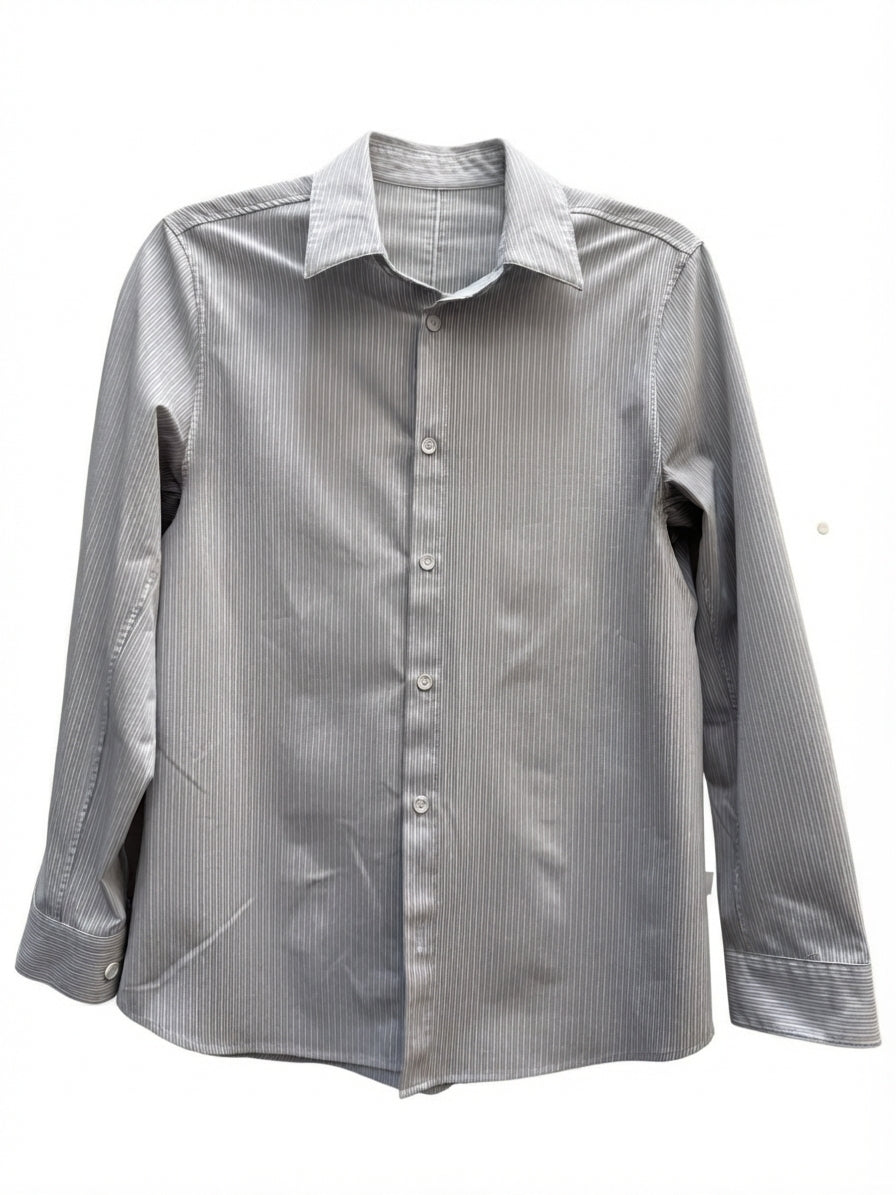 Lululemon · New Venture Long Sleeve Shirt · XS/S · Blue/White