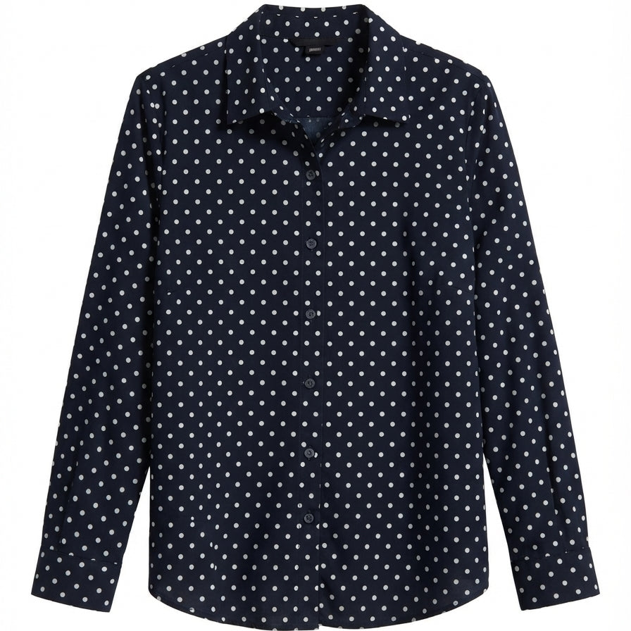 J Jill · LongSleeve Shirt · Large · Navy