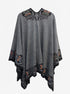 Alpaca Ruana · Ruana Alpaca 111 · One Size · GrayBlk