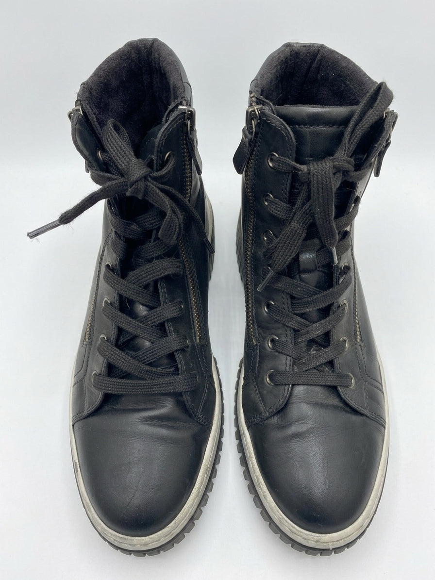 Gabor · Acacia Sneaker Boot · 9 · Black Leather