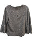 W5 · Bell Sleeve Top · Small · Charcoal