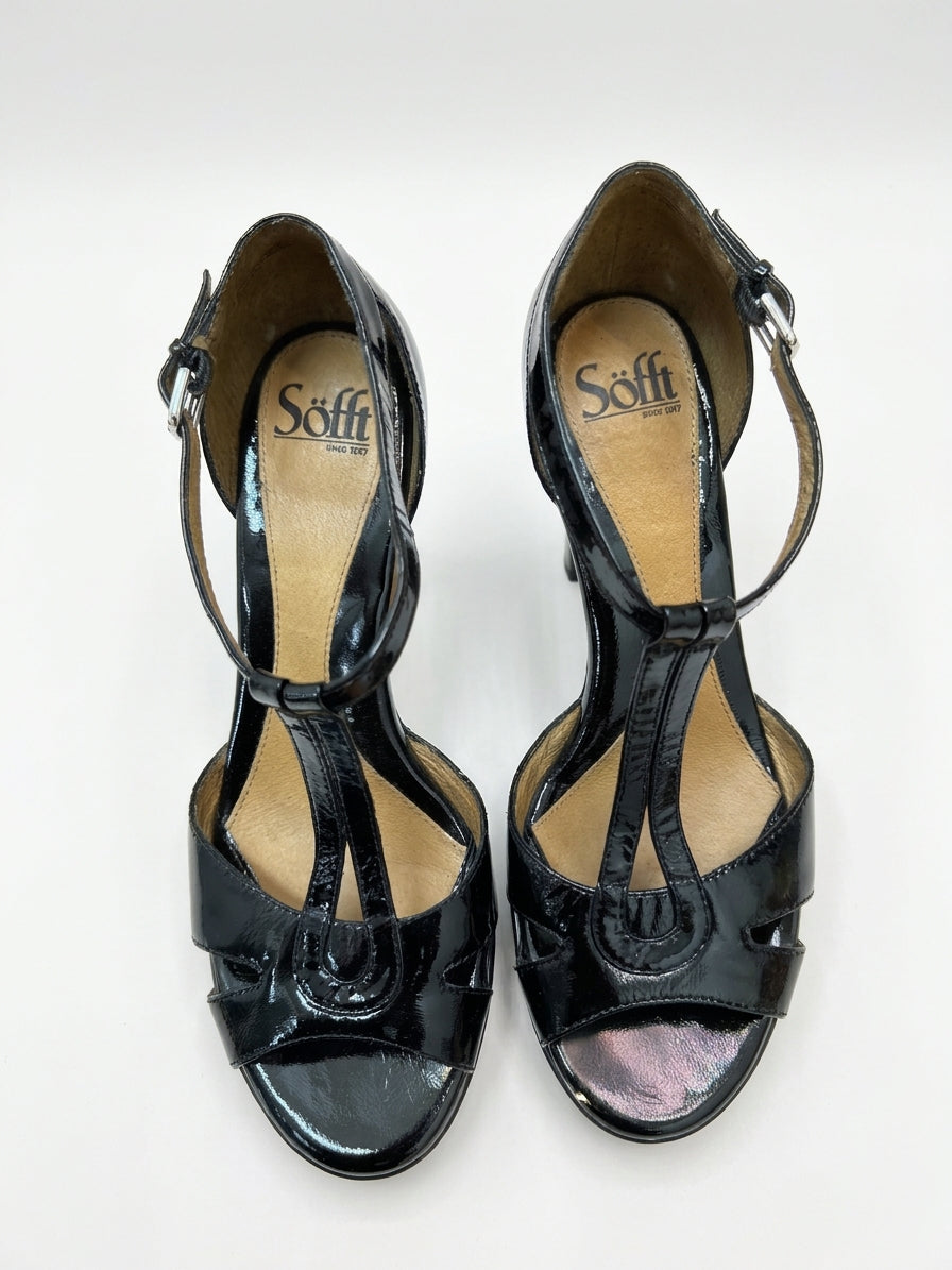 Söfft · Carilina Peep Toe Pumps · 8 · Black