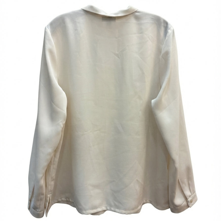 J. Jill · Split Neck Style · Large · Cream
