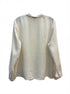 J. Jill · Split Neck Style · Large · Cream