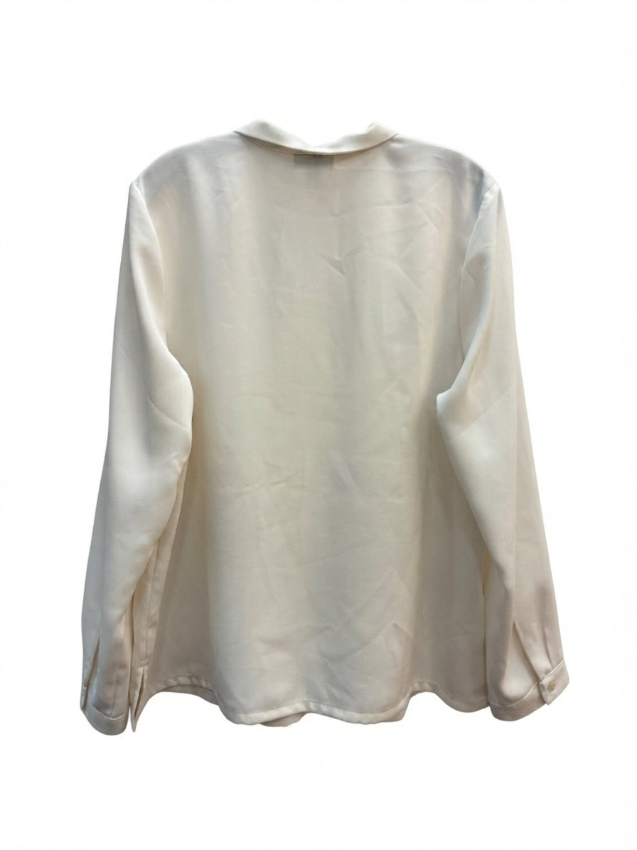 J. Jill · Split Neck Style · Large · Cream