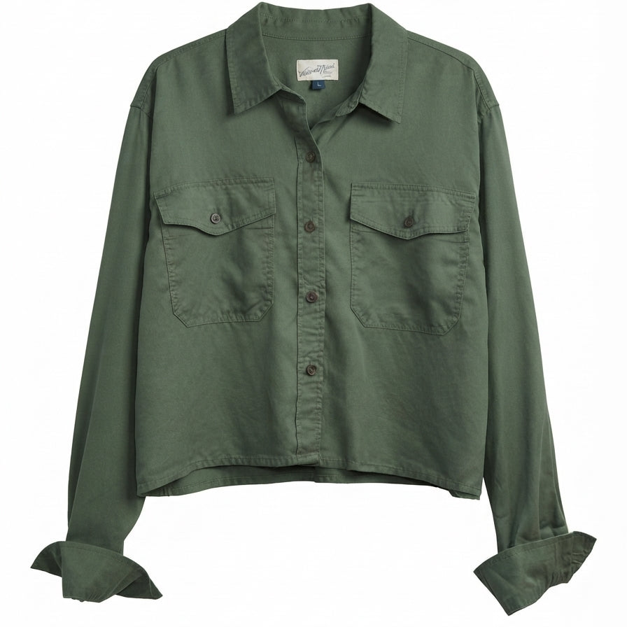 Universal Thread · Shacket · Large · Olive