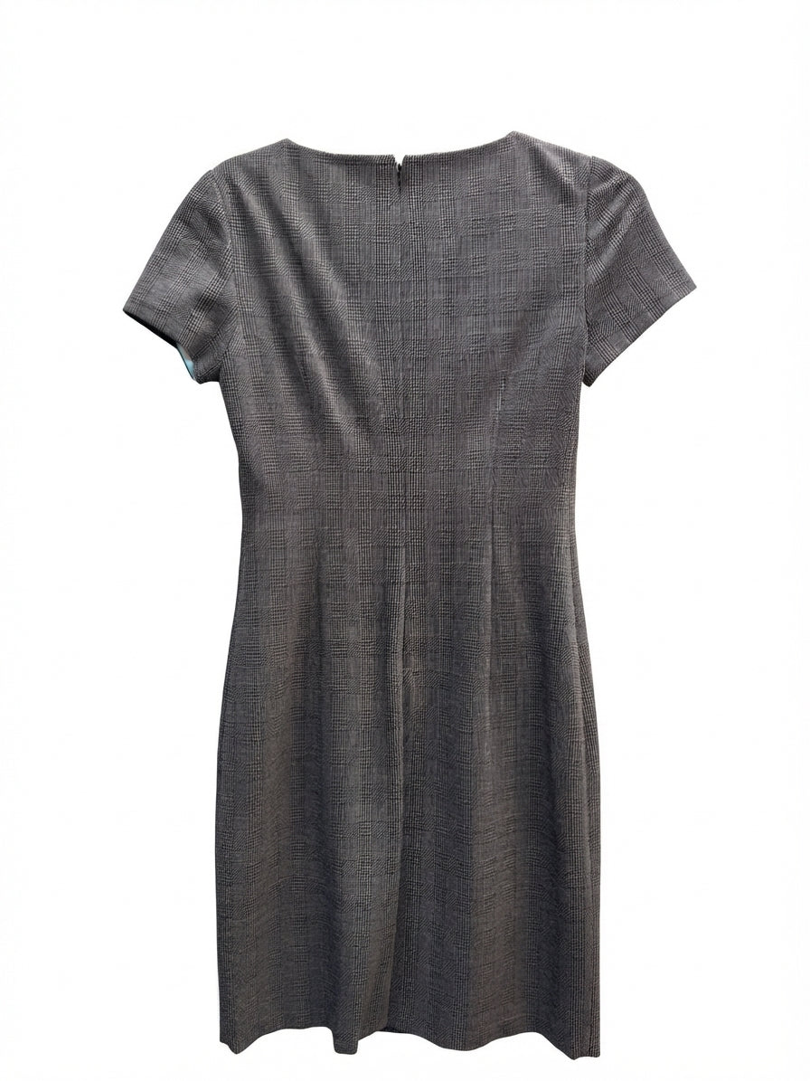Theory · Short Sleeve Dress · 2 · Gray/Black