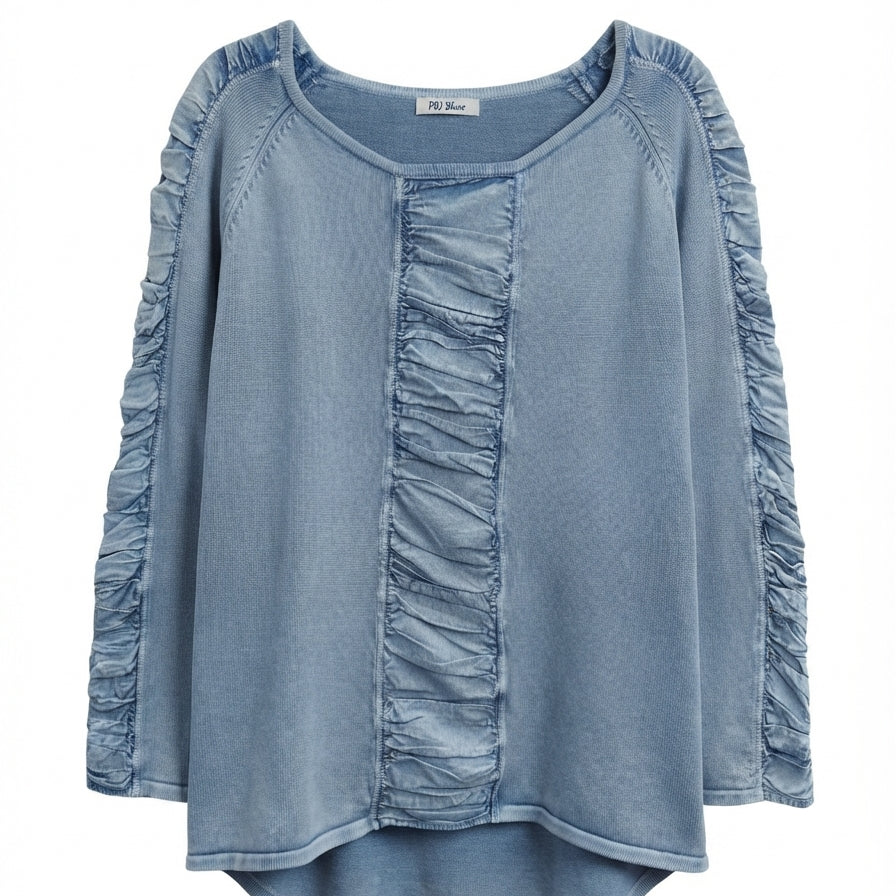 PBJ BLUES · Sweater · XLarge · Chambray