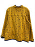 ColdwaterCreek · Falling Leaves Print Pullover · XLarge · DijonBlue