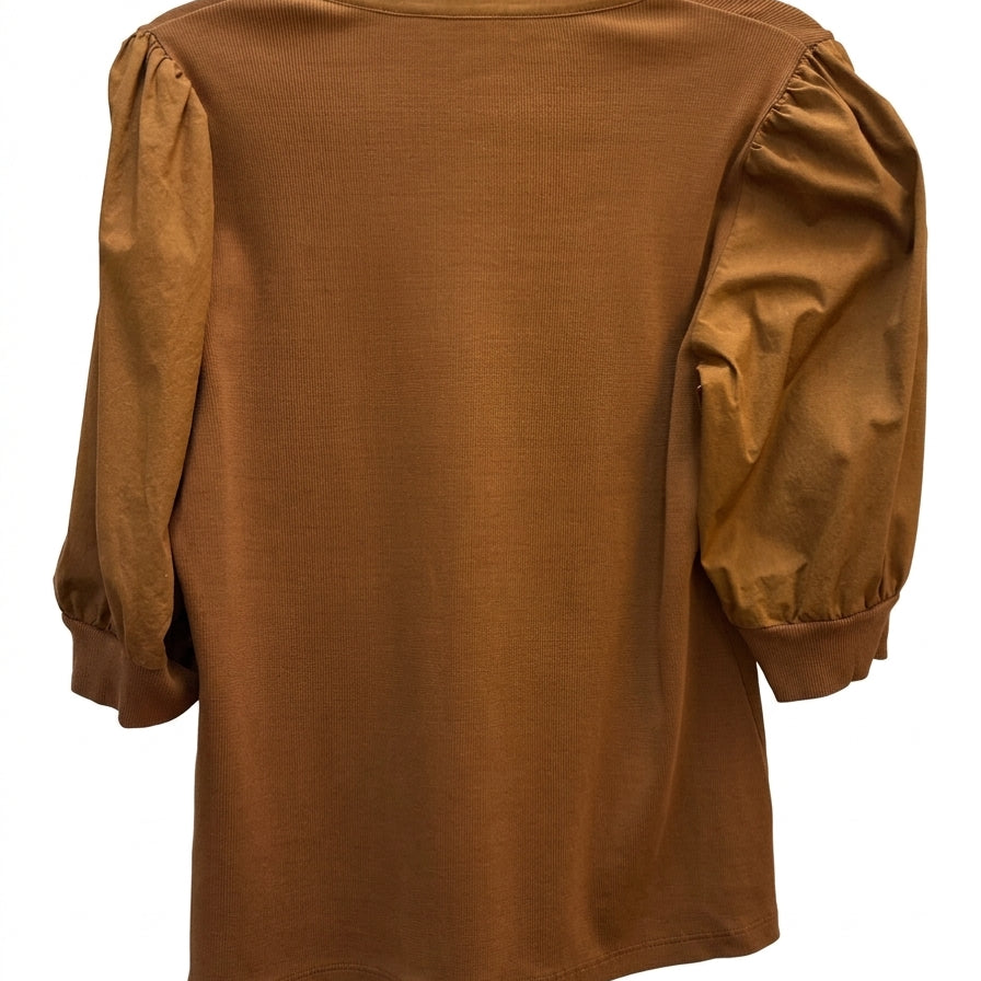 Veronica Beard · Shirt · Large · Toffee