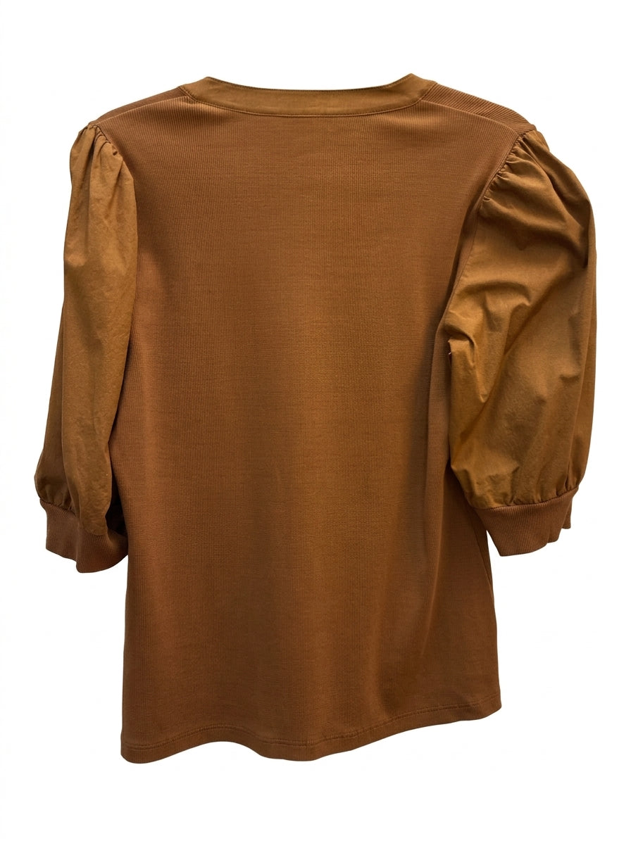 Veronica Beard · Shirt · Large · Toffee