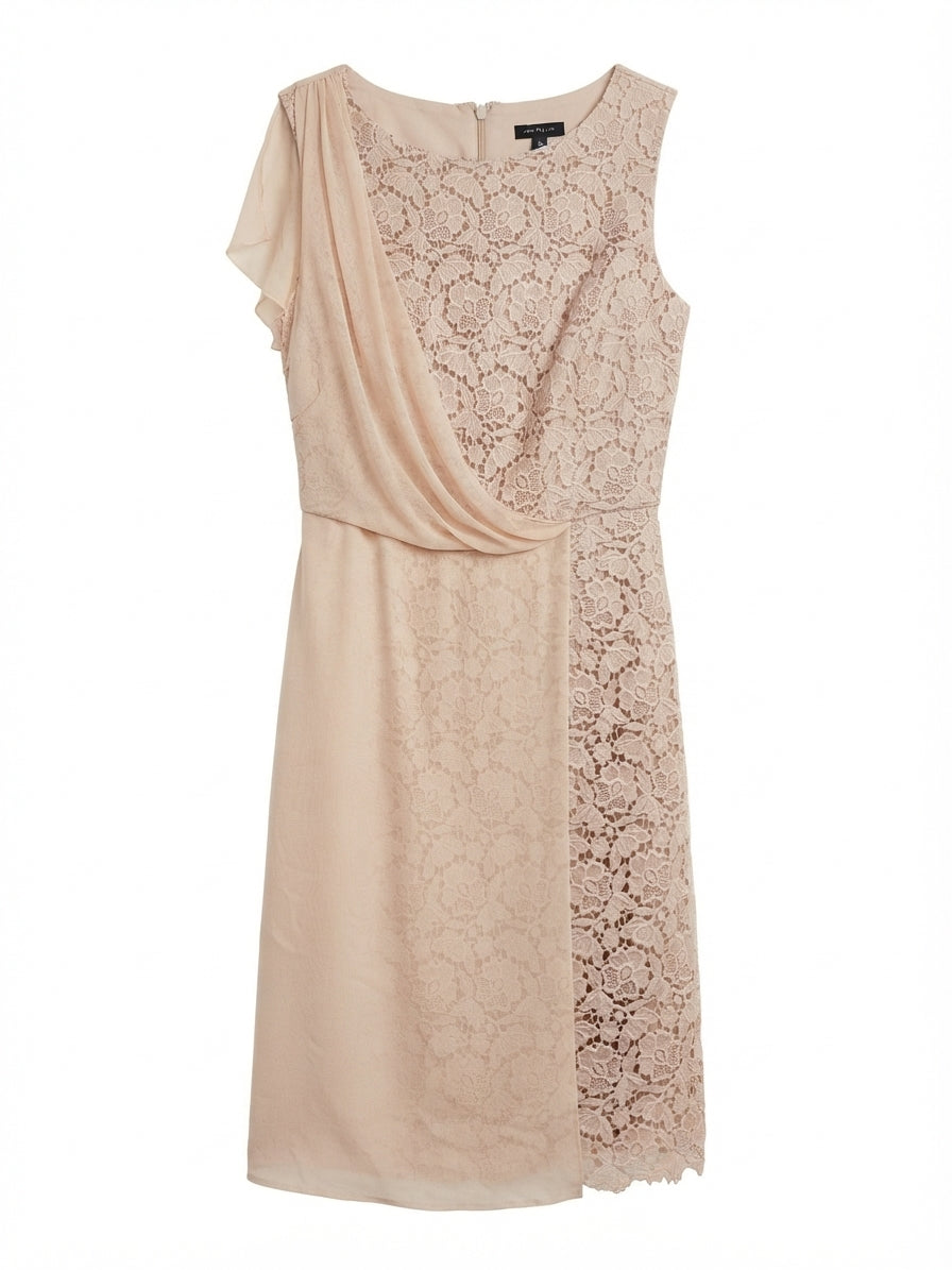 Ann Taylor · Dress · 4 · Beige