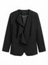 Talbots · One Side Ruffle · 14 · Black