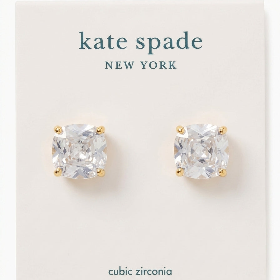 Kate Spade · Jewelry · Post · Gold-tone, Clear