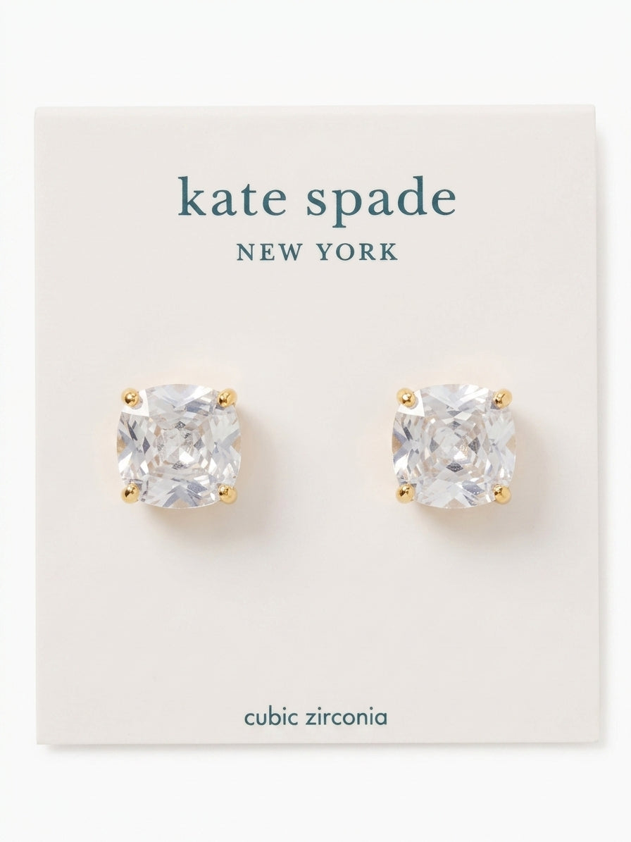 Kate Spade · Jewelry · Post · Gold-tone, Clear