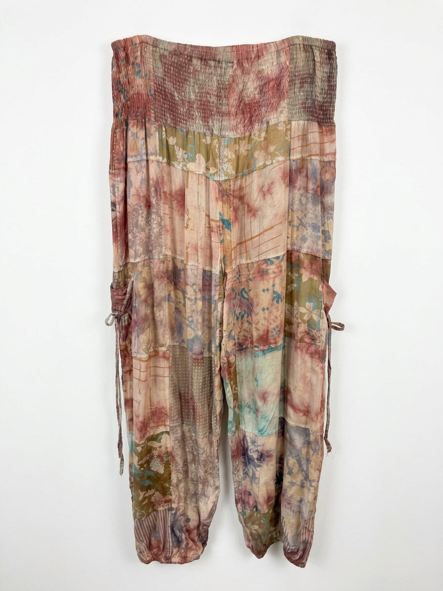 Jayli · Smocked Waist · XLarge · BeigeMulti