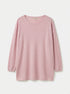 Benedetta B. · Merino Wool Blend Tunic Sweater · Medium · Blush