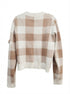 Cynthia Rowley · Zip Up Sweater · Large · WhiteBeige