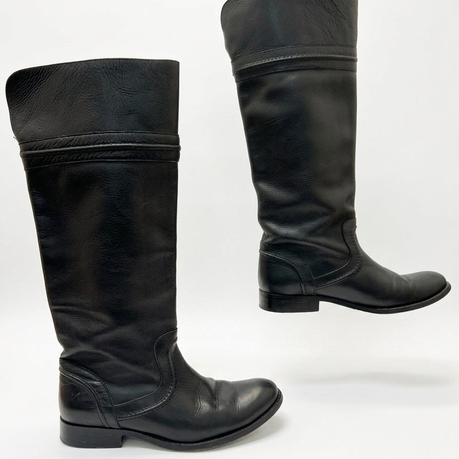 Frye · Melissa Boot · 8.5 · Black