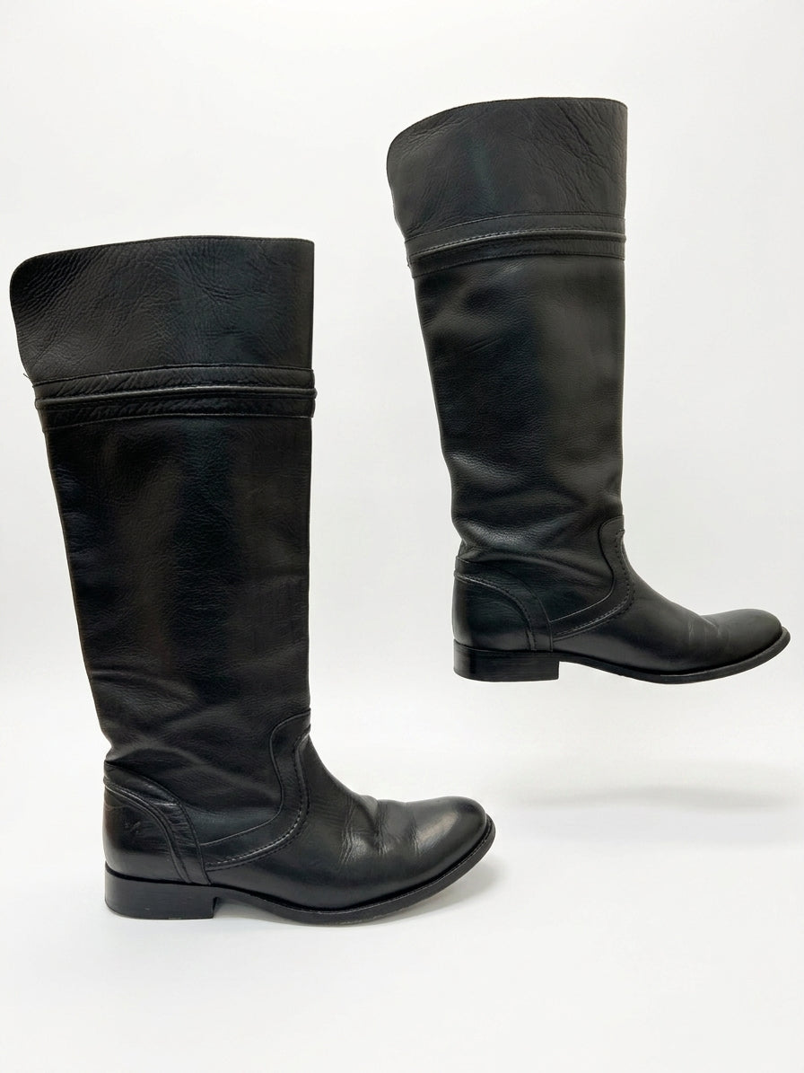 Frye · Melissa Boot · 8.5 · Black