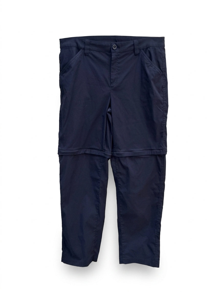 Eddie Bauer · Convertible Zip-Off Pants · 12 · Navy