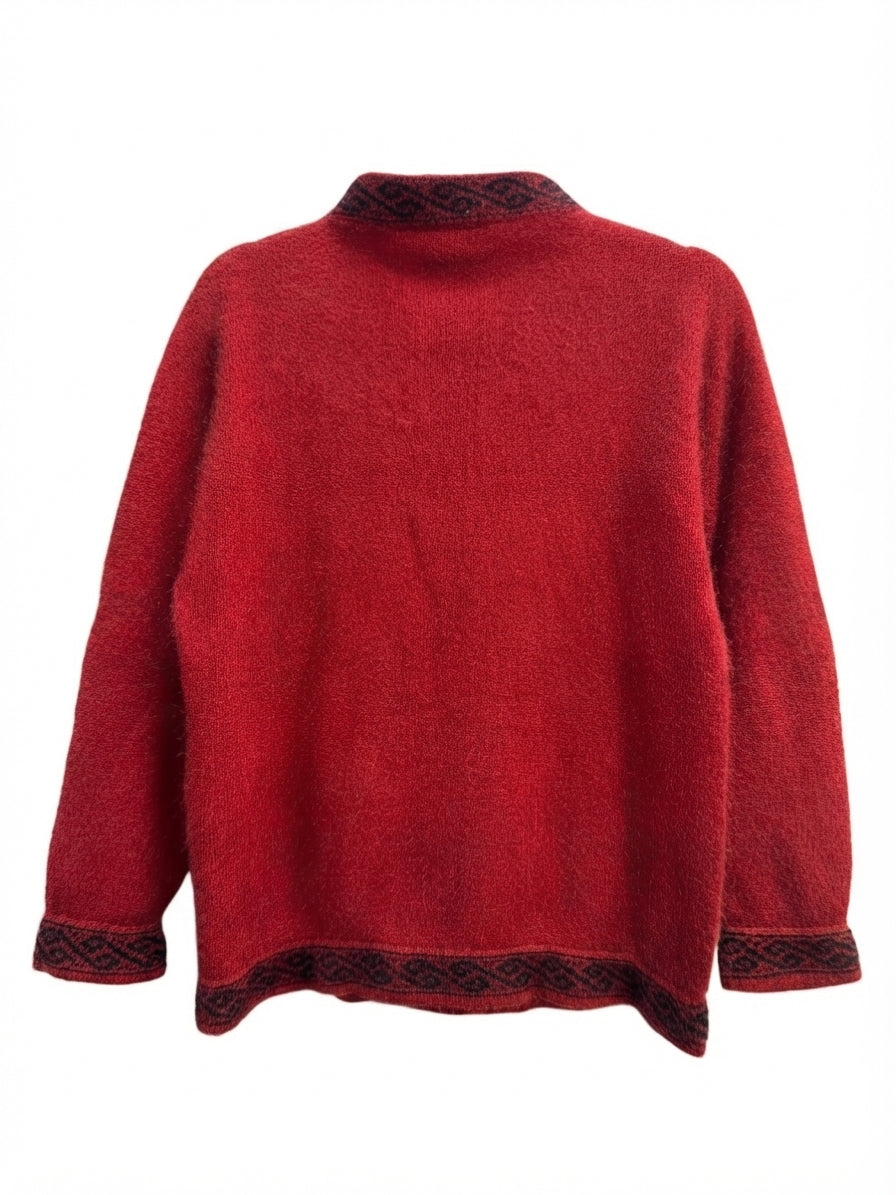Lothlorian · FashionSweater · Small · RedBlack