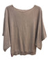 INC · KimonoSleeve Top with Sequin Flowers · Large · BeigeBerry