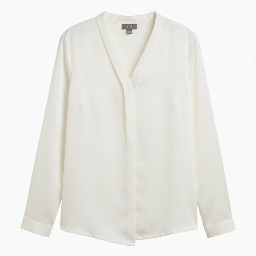 J. Jill · Split Neck Style · Large · Cream